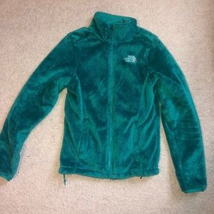 North Face fuzzy jacket